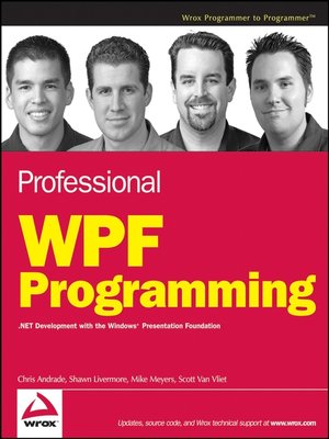 cover image of Professional WPF Programming